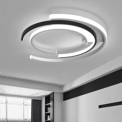 Ultraflache LED-Deckenleuchte - Flache, moderne Einbauleuchte