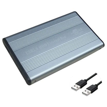 USB 2.0 Festplattengehäuse - 6.35cm externes HDD-Gehäuse mit LED-Anzeige
