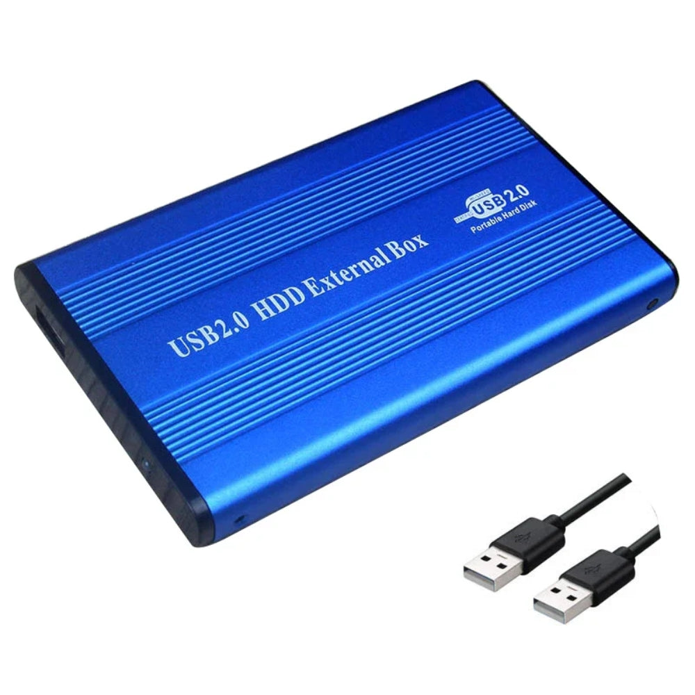 USB 2.0 Festplattengehäuse - 6.35cm externes HDD-Gehäuse mit LED-Anzeige