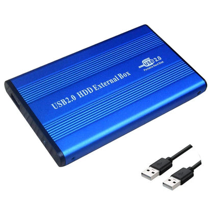 USB 2.0 Festplattengehäuse - 6.35cm externes HDD-Gehäuse mit LED-Anzeige
