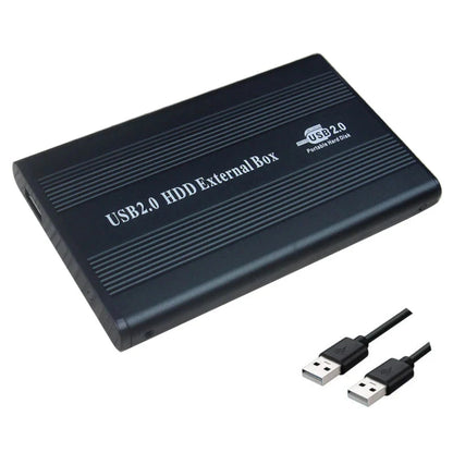 USB 2.0 Festplattengehäuse - 6.35cm externes HDD-Gehäuse mit LED-Anzeige