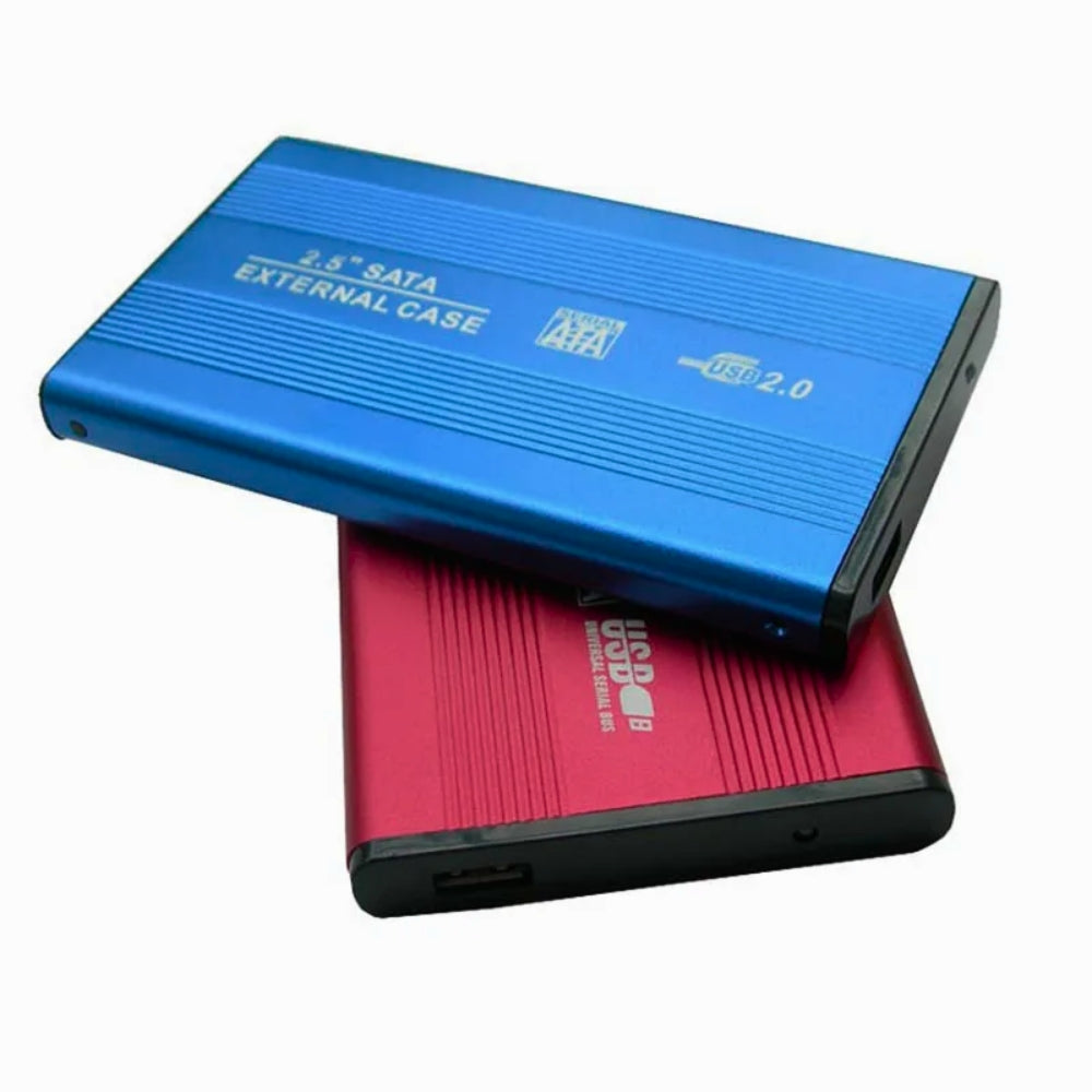 USB 2.0 Festplattengehäuse - 6.35cm externes HDD-Gehäuse mit LED-Anzeige