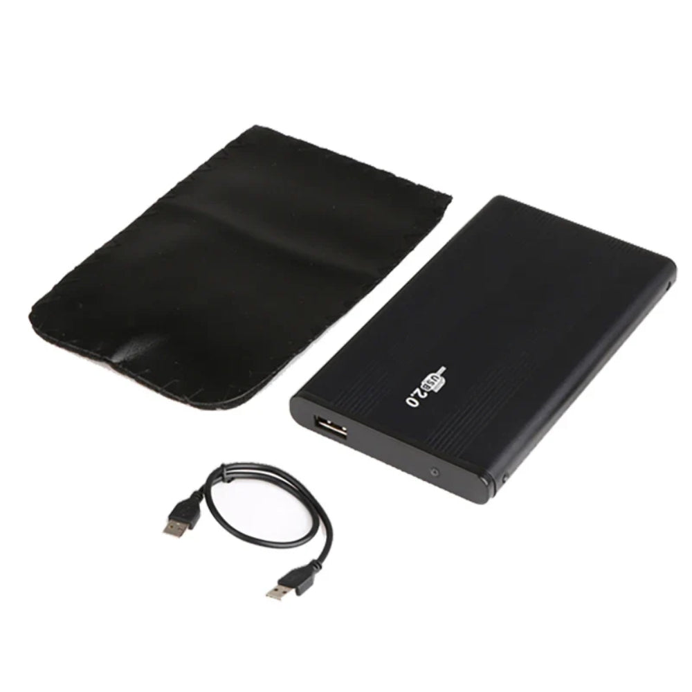 USB 2.0 Festplattengehäuse - 6.35cm externes HDD-Gehäuse mit LED-Anzeige