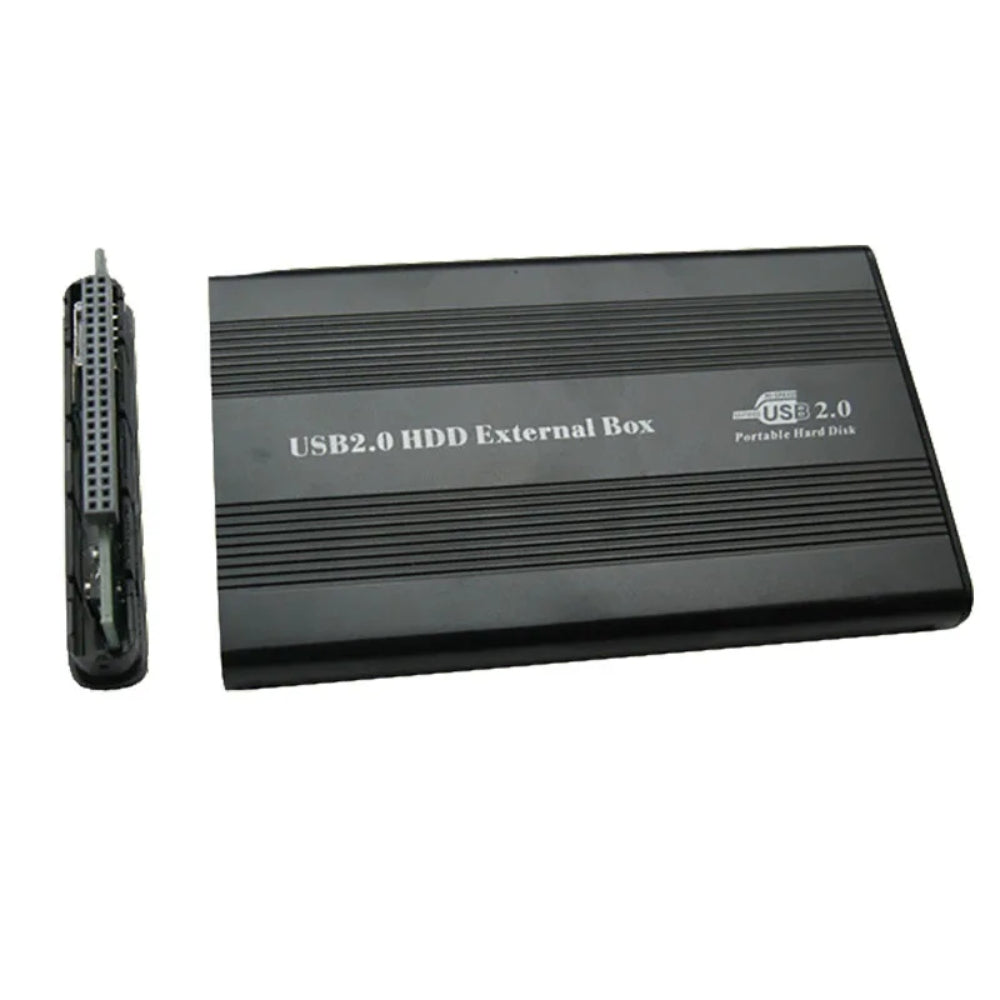 USB 2.0 Festplattengehäuse - 6.35cm externes HDD-Gehäuse mit LED-Anzeige