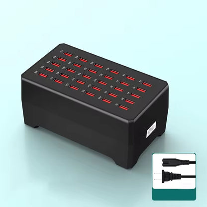 USB-Ladestation mit 30 Anschlüssen - Ladegerät mit hoher Kapazität