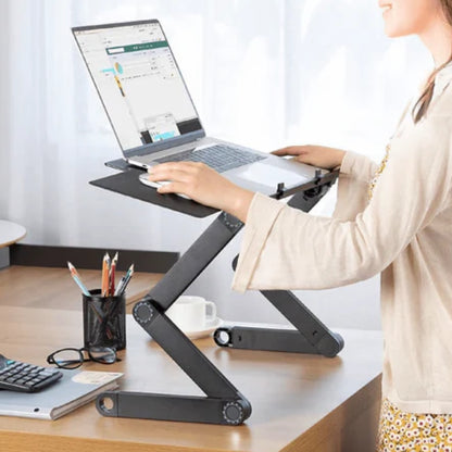 Verstellbarer 360° Laptop-Ständer - Ergonomische Desktop-Unterstützung