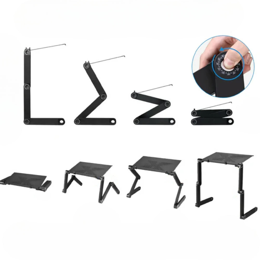 Verstellbarer 360° Laptop-Ständer - Ergonomische Desktop-Unterstützung