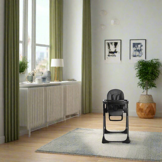 Verstellbarer Baby-Hochstuhl - Liegesitz mit Sicherheitsgurt für Kinder
