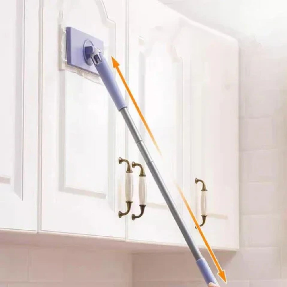 Verstellbarer Swivel Mop - 360° drehbarer Kopf mit einfachem Wischwechsel