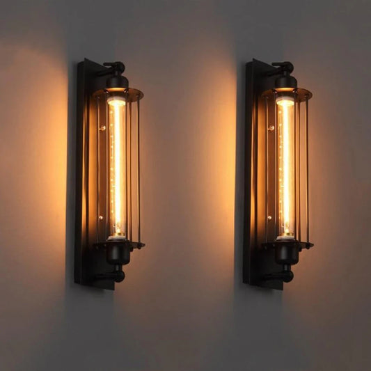 Vintage-inspirierte Wandleuchte - Stilvolle LED-Beleuchtung