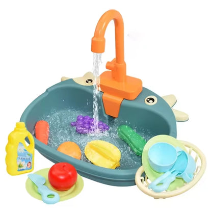 Vorgeben Spielen Spülbecken - Echtes Wasser Lernspielzeug für Kinder