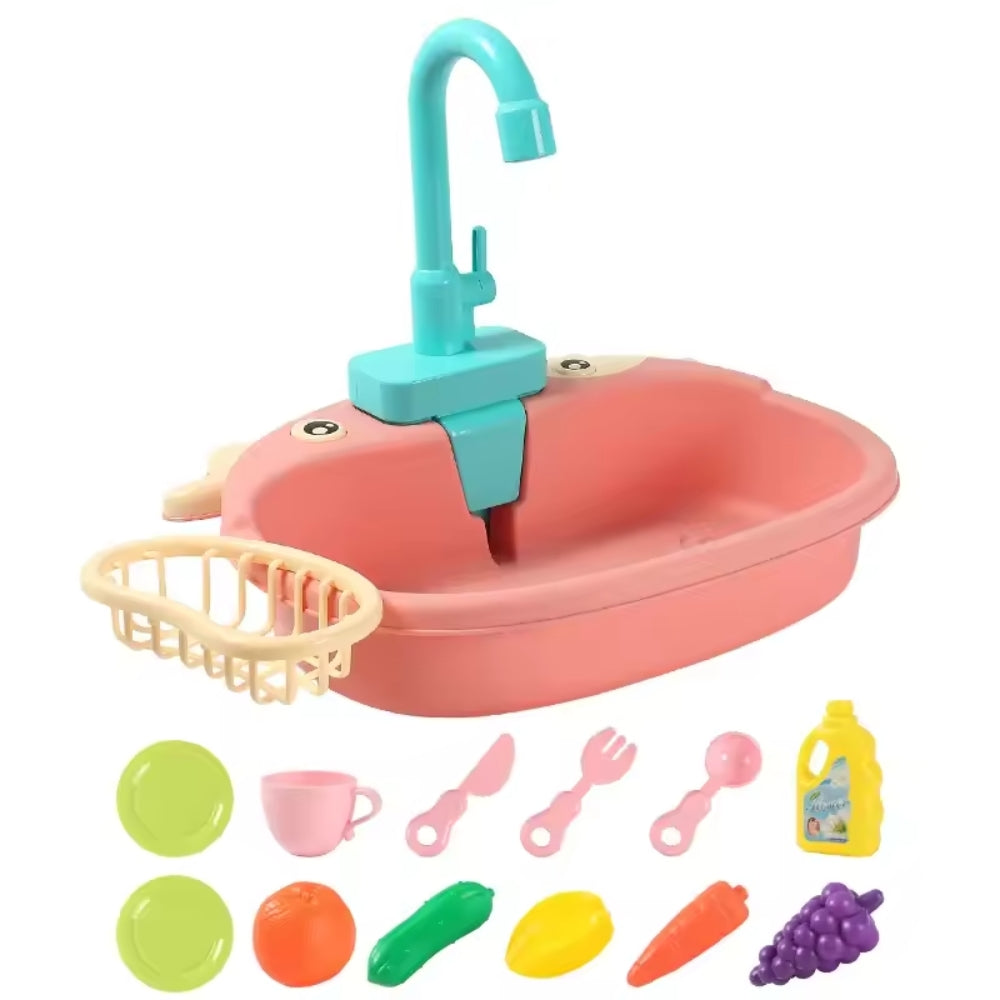 Vorgeben Spielen Spülbecken - Echtes Wasser Lernspielzeug für Kinder