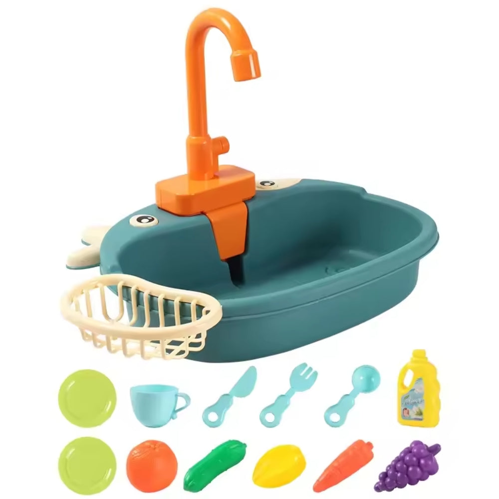 Vorgeben Spielen Spülbecken - Echtes Wasser Lernspielzeug für Kinder