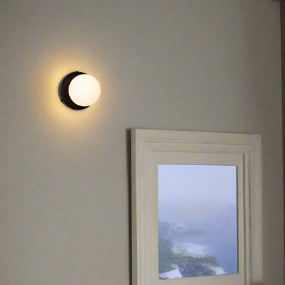 Wandleuchte für Aufbaumontage - Warm Globe Diffusor