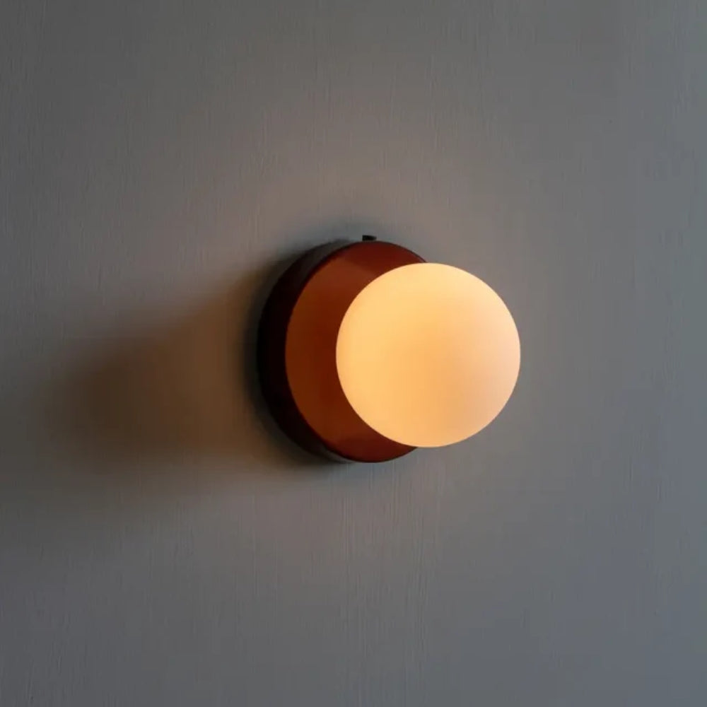 Wandleuchte für Aufbaumontage - Warm Globe Diffusor