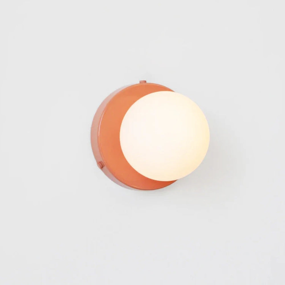 Wandleuchte für Aufbaumontage - Warm Globe Diffusor
