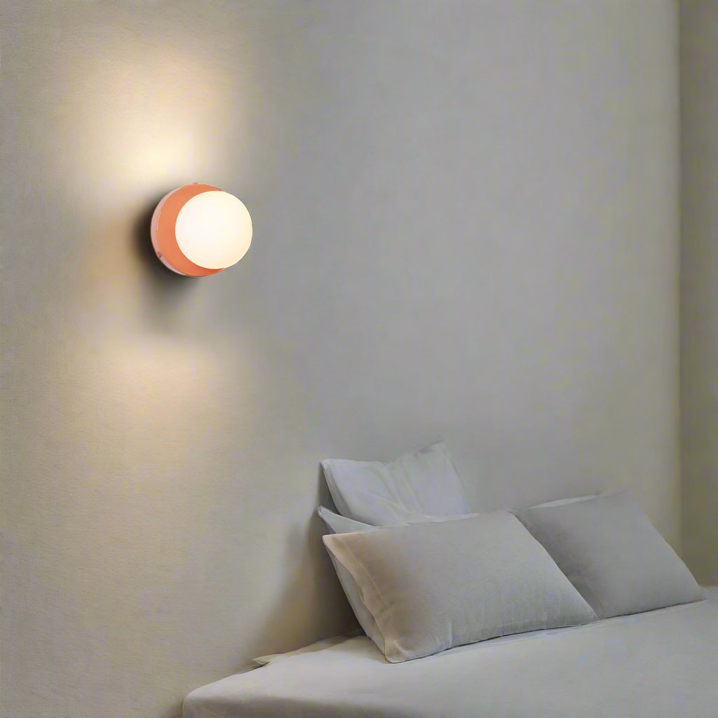 Wandleuchte für Aufbaumontage - Warm Globe Diffusor