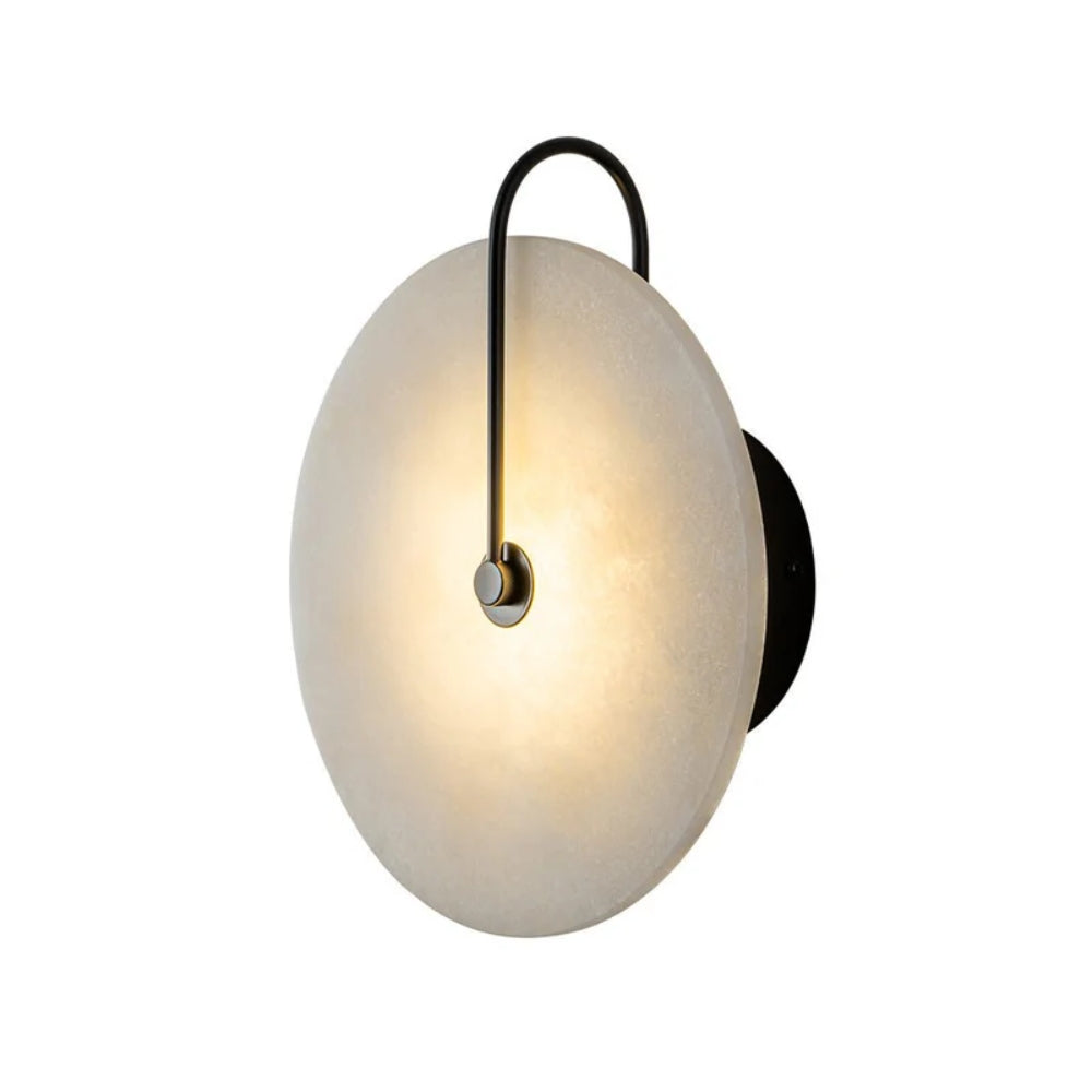 Wandleuchte im Mid-Century-Stil – LED-Leuchte mit Marmoroptik