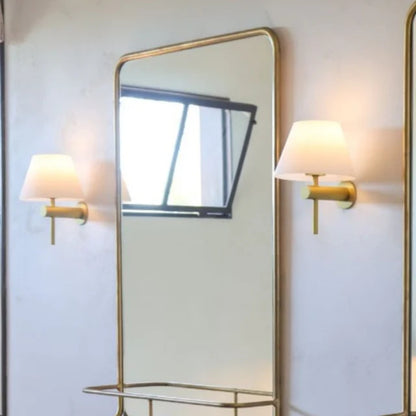 Wandleuchte mit Trommelschirm - IP44 G9 Leuchte für Badezimmer oder Schlafzimmer