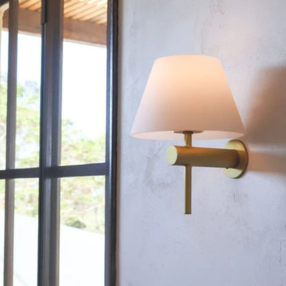 Wandleuchte mit Trommelschirm - IP44 G9 Leuchte für Badezimmer oder Schlafzimmer