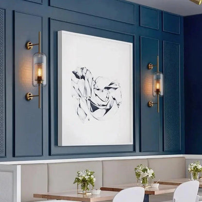 Wandleuchter mit Glasschirm - Nordisch inspirierte Akzentbeleuchtung