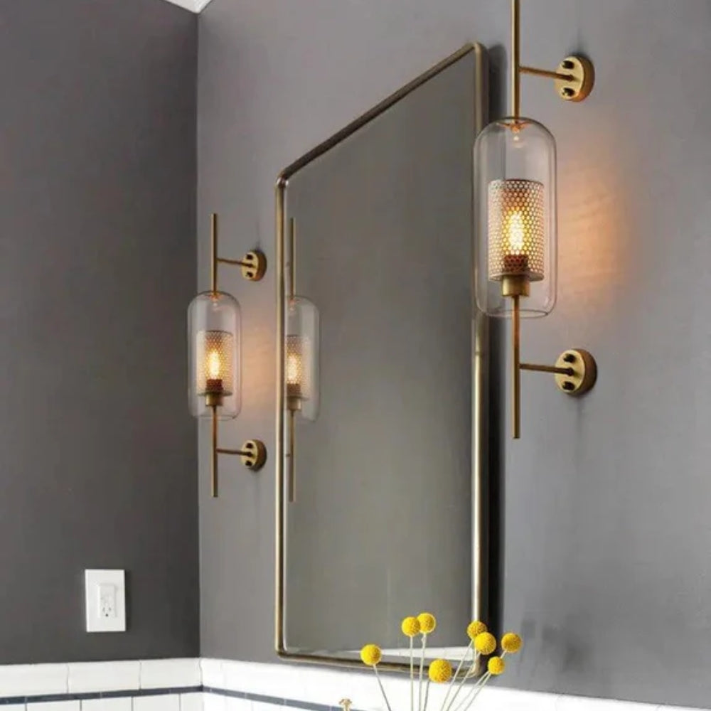 Wandleuchter mit Glasschirm - Nordisch inspirierte Akzentbeleuchtung