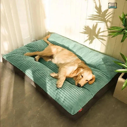 Waschbares Hundebett – Rutschfest mit Abnehmbarem Bezug