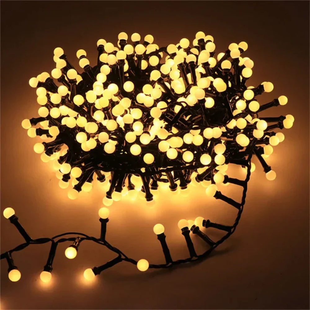 Wasserdichte LED-Lichterkette für die Wand – Lebendige Mehrfarben und Warmweiß