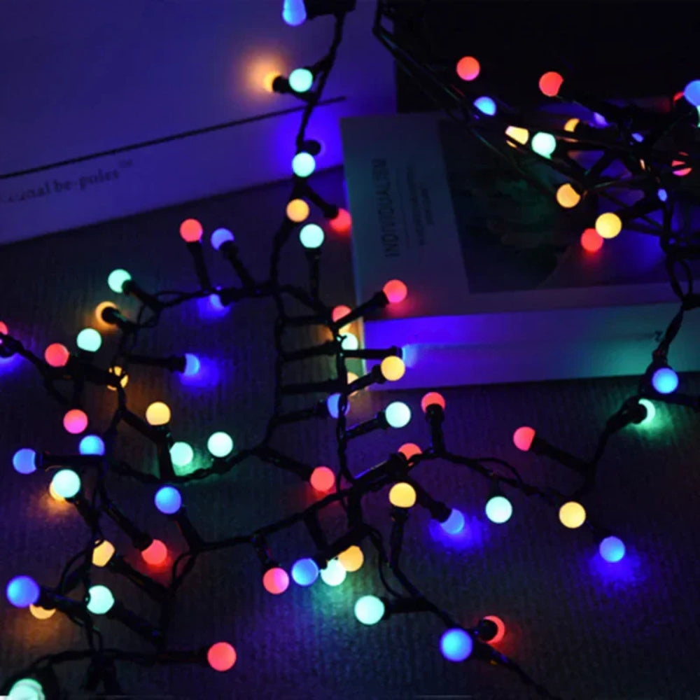 Wasserdichte LED-Lichterkette für die Wand – Lebendige Mehrfarben und Warmweiß
