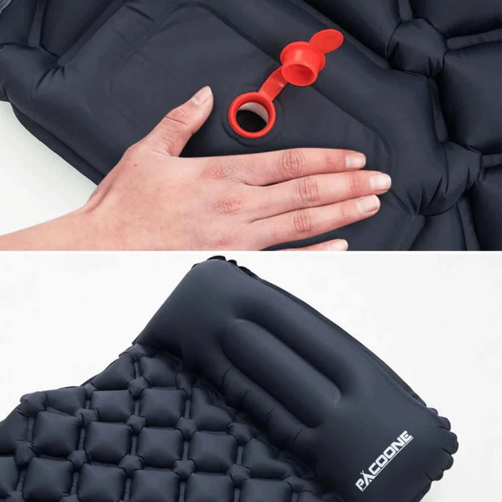 Wasserdichte Schlafmatte - Ultraleichte Wandermatratze mit integrierter Pumpe