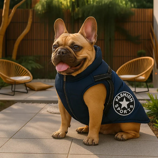 Wasserdichter Hundemantel - Warme Regenjacke mit Reflektor