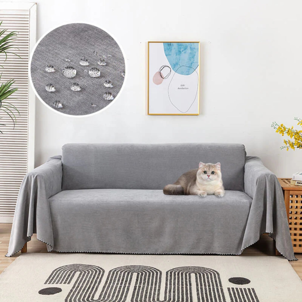 Wasserdichter Sofaschoner - weiche, rutschfeste Decke für das Wohnzimmer