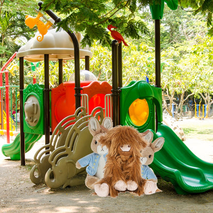 Weiche Hochlandkuh Plüschtier - Kreatives Spiel für Kinder