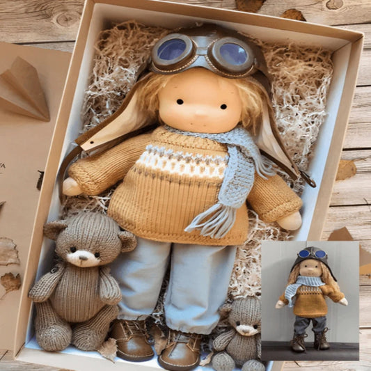 Weiche Waldorfpuppe - Kreatives Spiel für Kinder