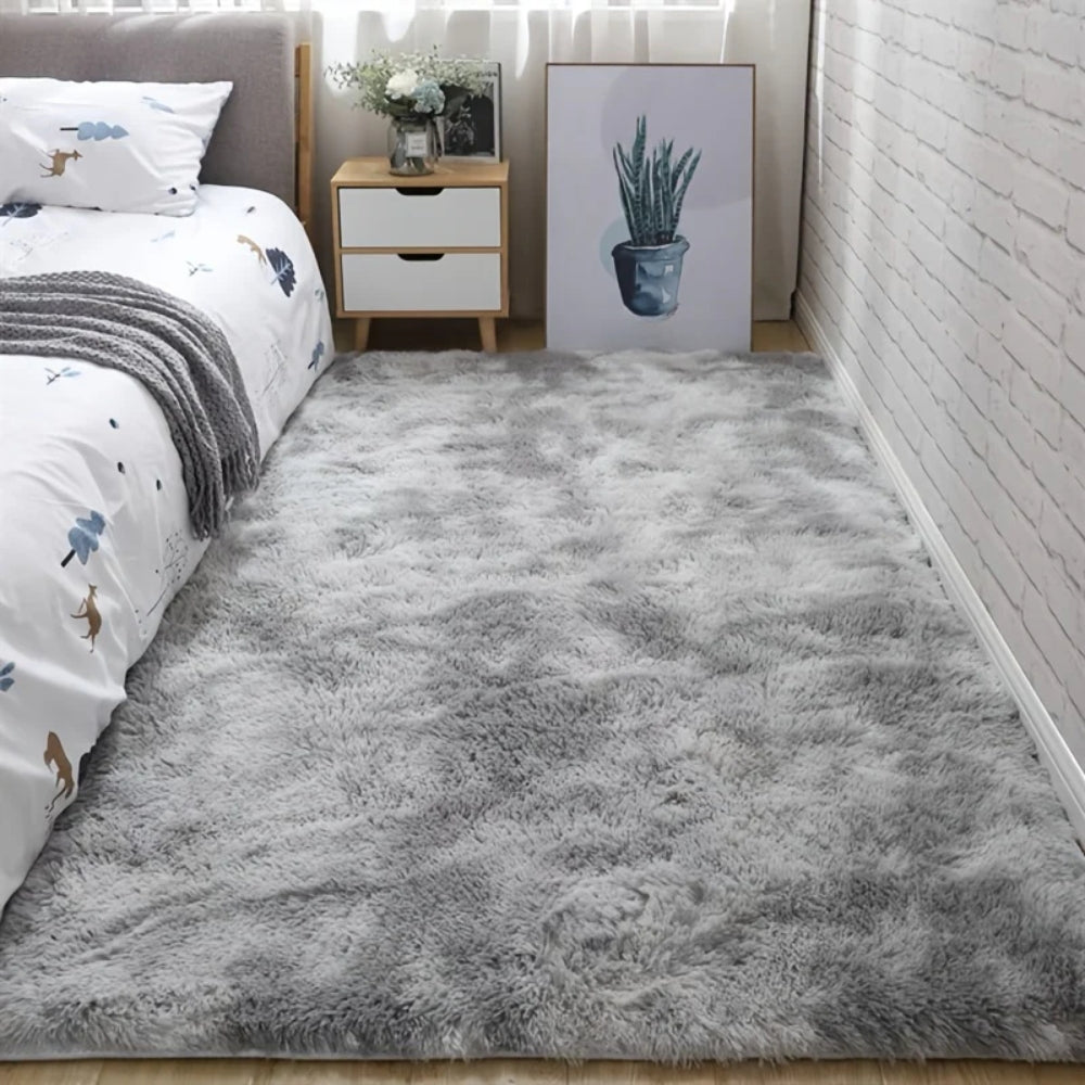 Weicher Winter Teppich – Flauschiger Bodenbelag für Wohnzimmer und Schlafzimmer