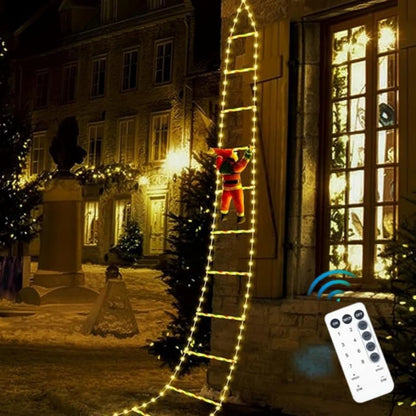 Weihnachtsdekoration Leiterlichter – 8 Lichtmodi und Timerfunktion