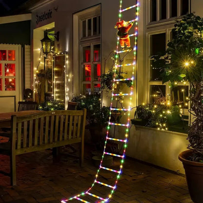 Weihnachtsdekoration Leiterlichter – 8 Lichtmodi und Timerfunktion