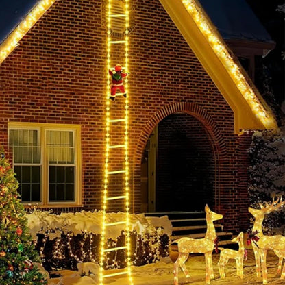 Weihnachtsdekoration Leiterlichter – 8 Lichtmodi und Timerfunktion