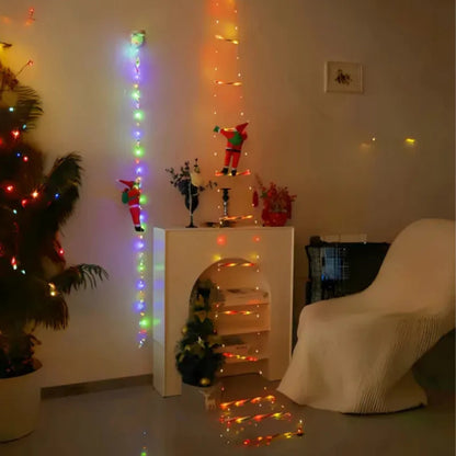 Weihnachtsdekoration Leiterlichter – 8 Lichtmodi und Timerfunktion