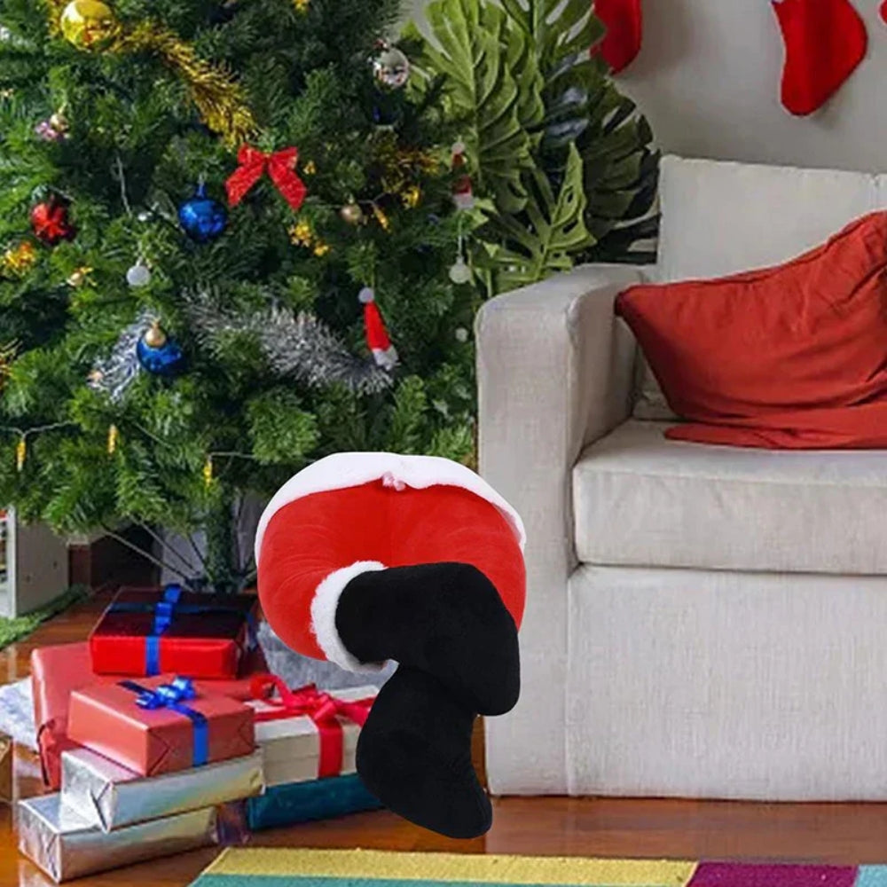 Weihnachtsdekoration Weihnachtsmann-Beine – Lustiger und Verspielter Baumschmuck