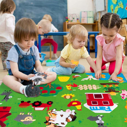 Weinachten Weihnachtsdeko Spielzeug – Kreative Deko und Lern-Filztafel für Kinder