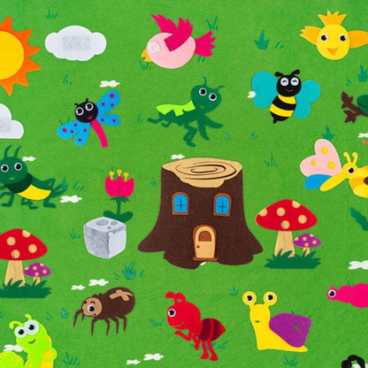 Weinachten Weihnachtsdeko Spielzeug – Kreative Deko und Lern-Filztafel für Kinder