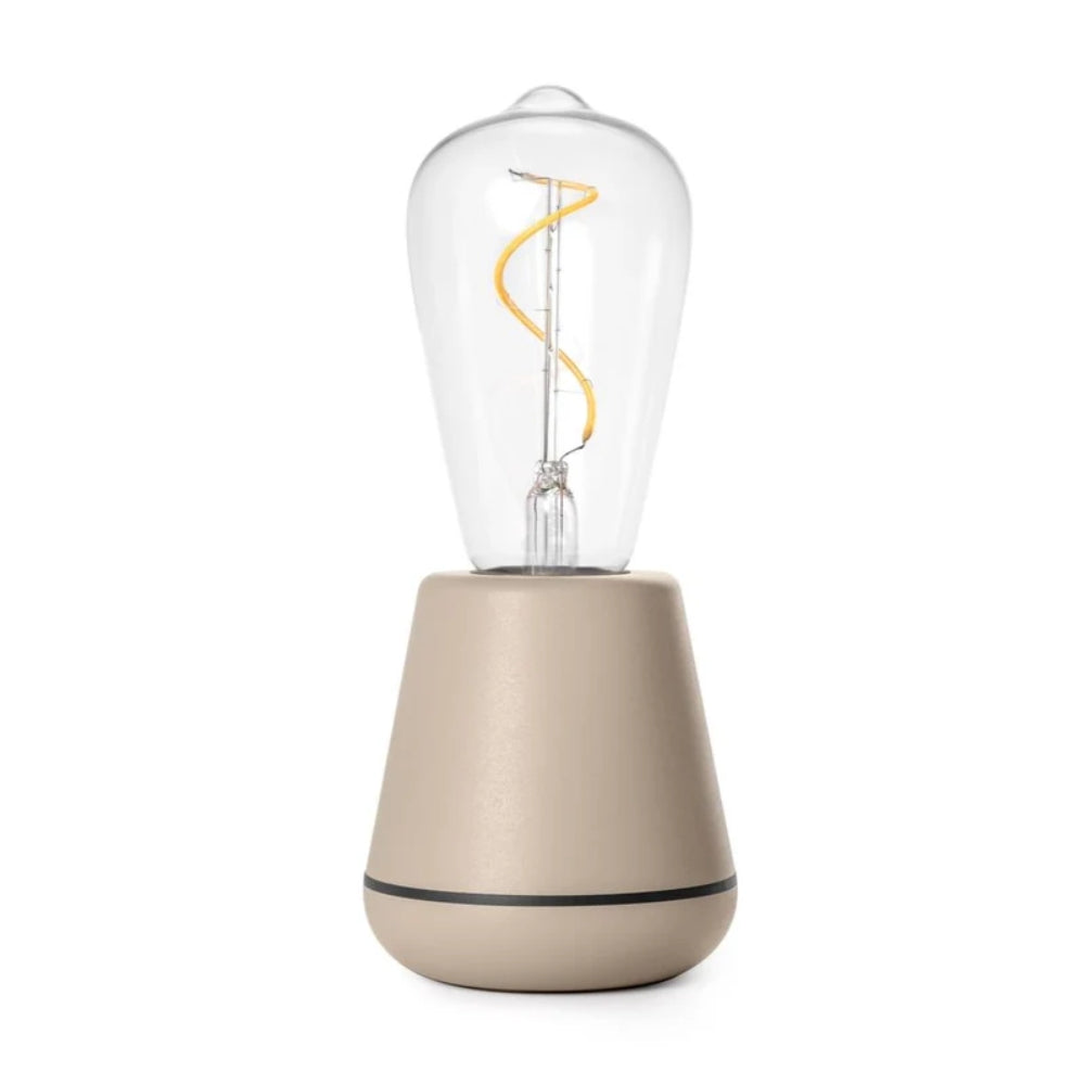 Wiederaufladbare LED-Tischlampe - batteriebetriebene Beleuchtung für drinnen/außen