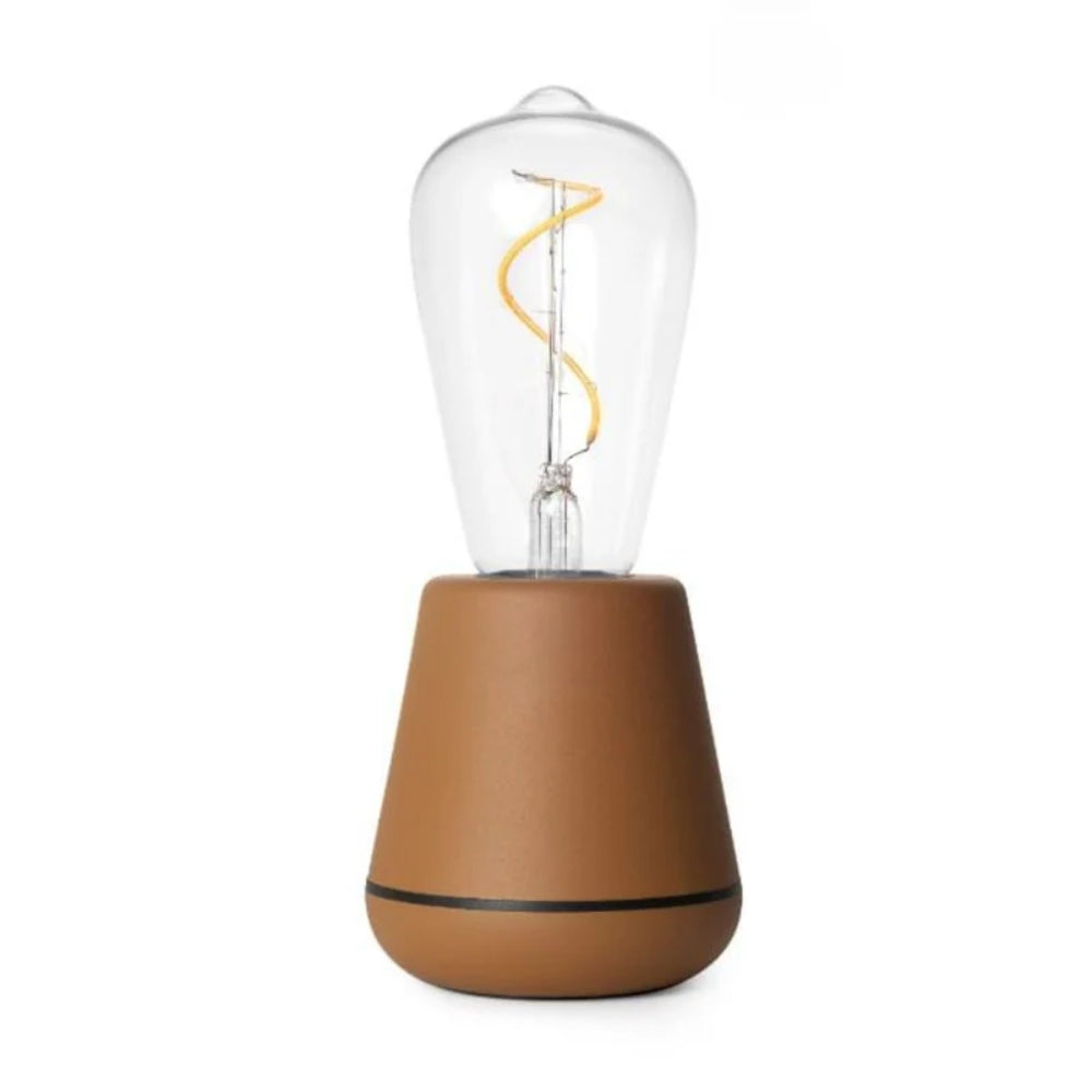 Wiederaufladbare LED-Tischlampe - batteriebetriebene Beleuchtung für drinnen/außen