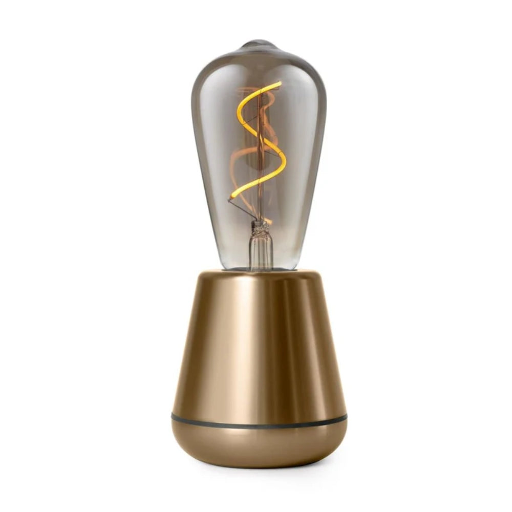 Wiederaufladbare LED-Tischlampe - batteriebetriebene Beleuchtung für drinnen/außen