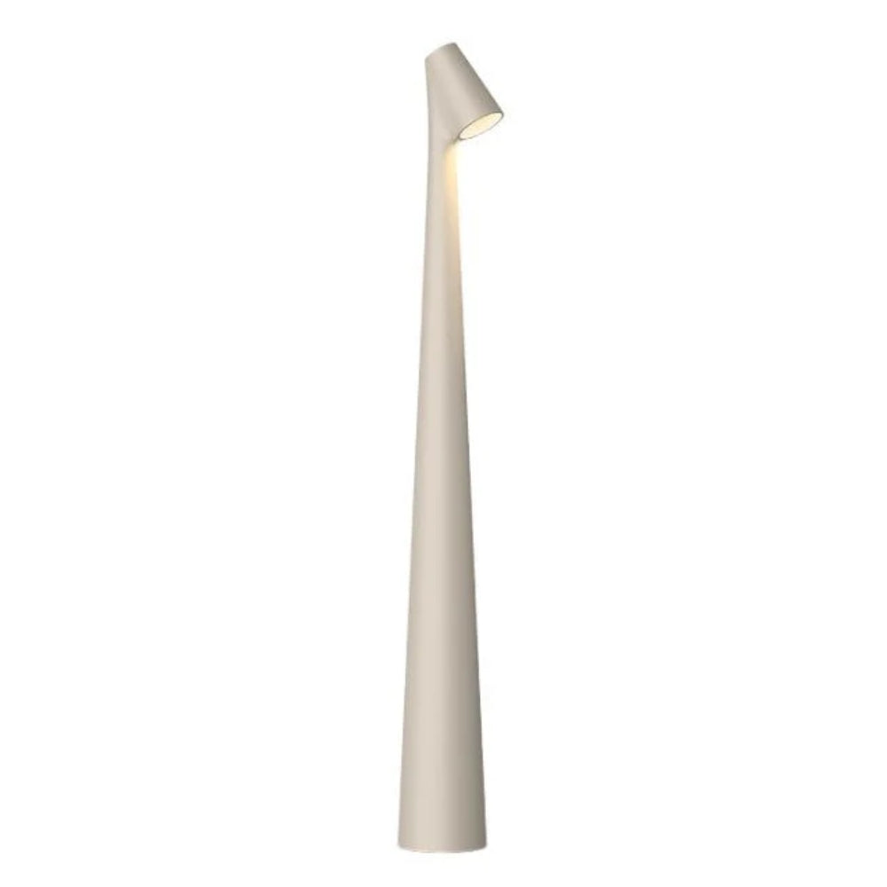 Wiederaufladbare LED-Tischlampe - Schlanker geschwungener Arm