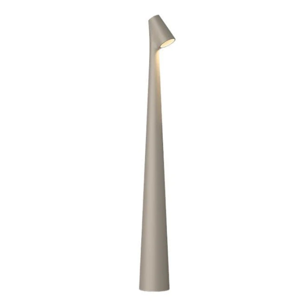 Wiederaufladbare LED-Tischlampe - Schlanker geschwungener Arm