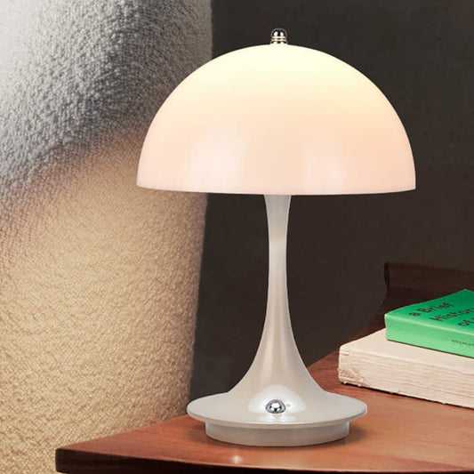 Wiederaufladbare Pilz-Tischlampe – Dimmbares LED-Warmlicht für Ambiente