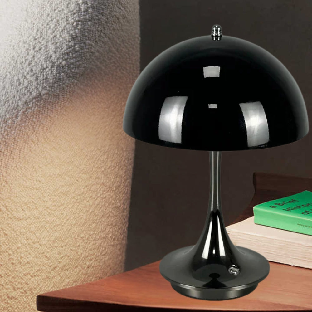 Wiederaufladbare Pilz-Tischlampe – Dimmbares LED-Warmlicht für Ambiente