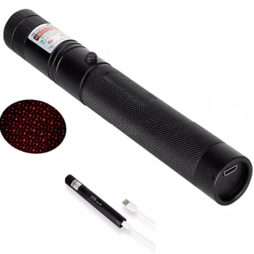 Wiederaufladbarer Laserpointer - gut sichtbarer Strahl für draußen